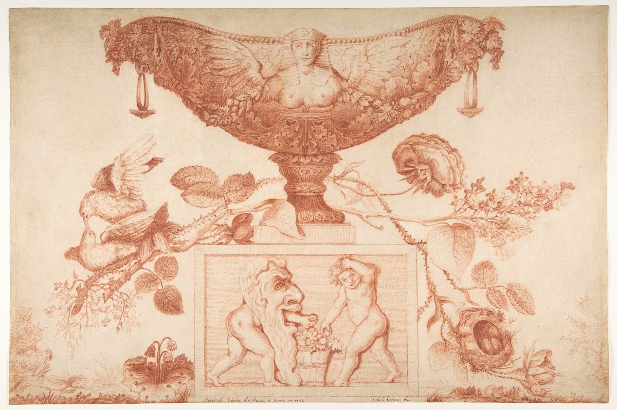 Wine Cooler Or Vase On A Classical Pedestal Ca 1784