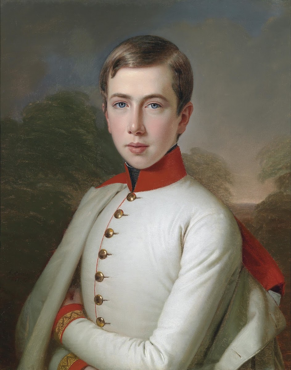 Archduke Karl Ludwig of Austria 1833 1896 at the age of 15 1848