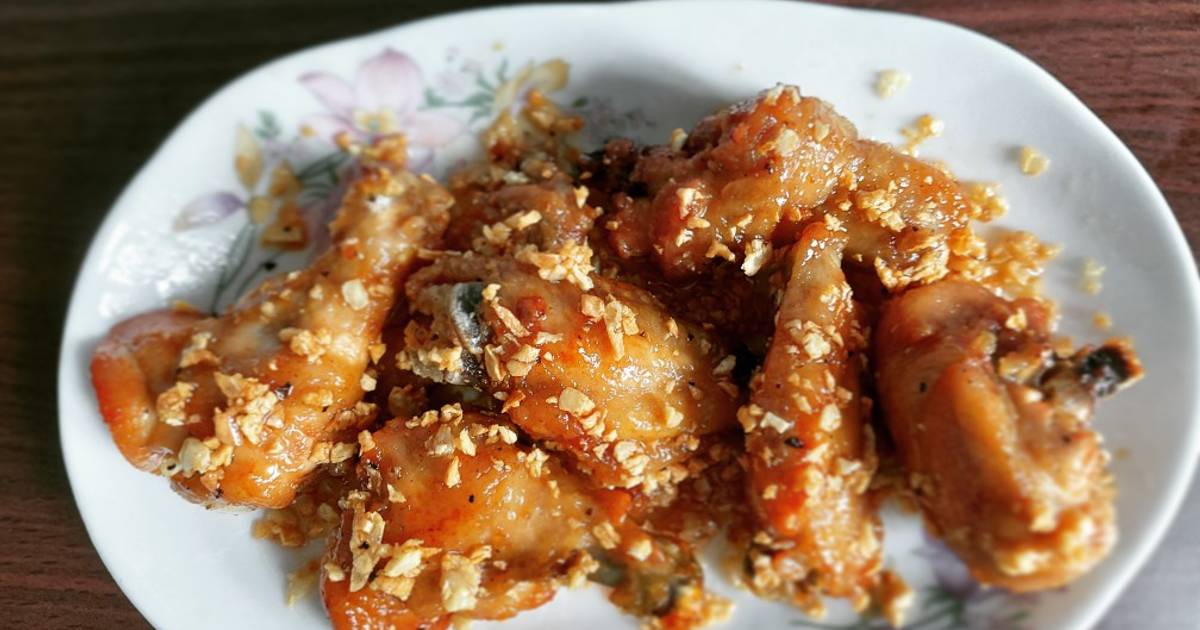 Gà chiên mắm tỏi