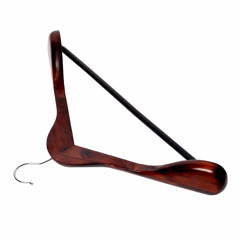 Gancho de madera para traje Better Space™ color chocolate