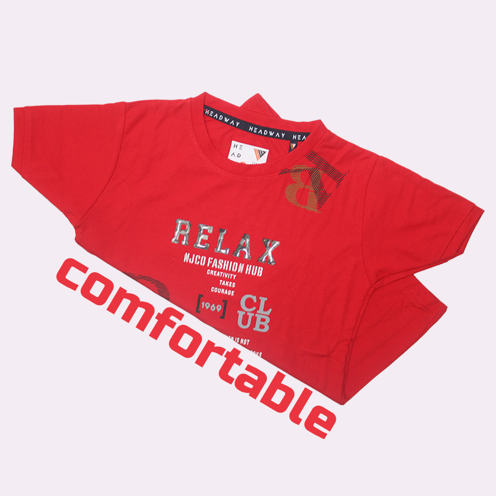 T-Shirt | Trendy Printed Cotton Blend Half Sleeve T-Shirt For Boys | YCTSHRR47V