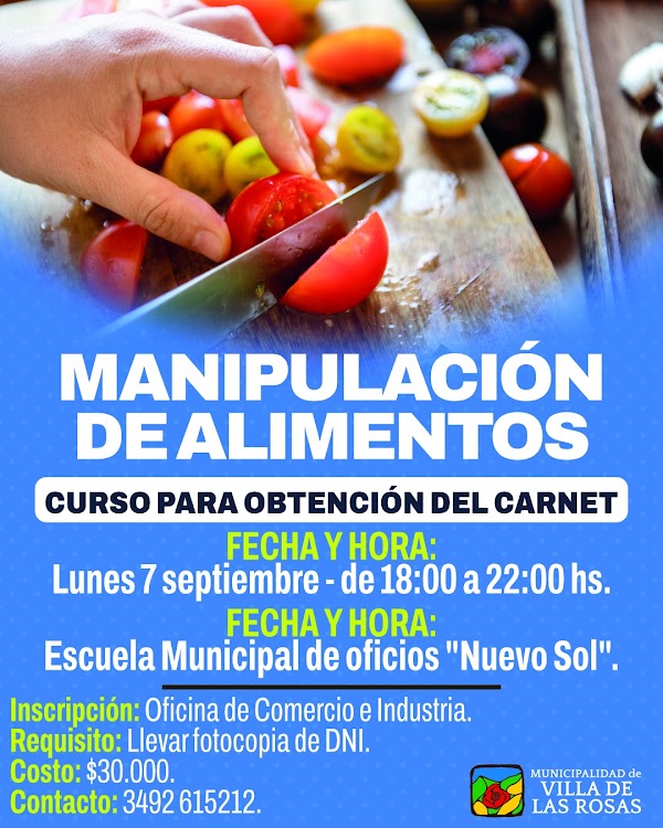 Curso de Manipulación de Alimentos