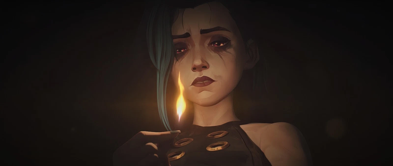 Arcane, Jinx, Character, Animation 5K Wallpaper Background (7680x3244)