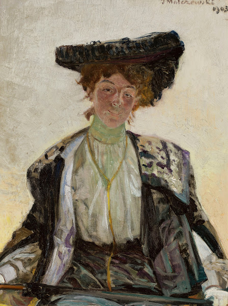 Portrait of Helena Sulima actress 1903