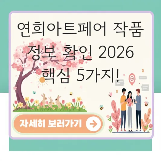연희아트페어 전시 작품 정보 확인