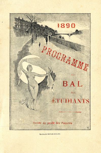 Programme Du Bal Des ÉTudiants 1890