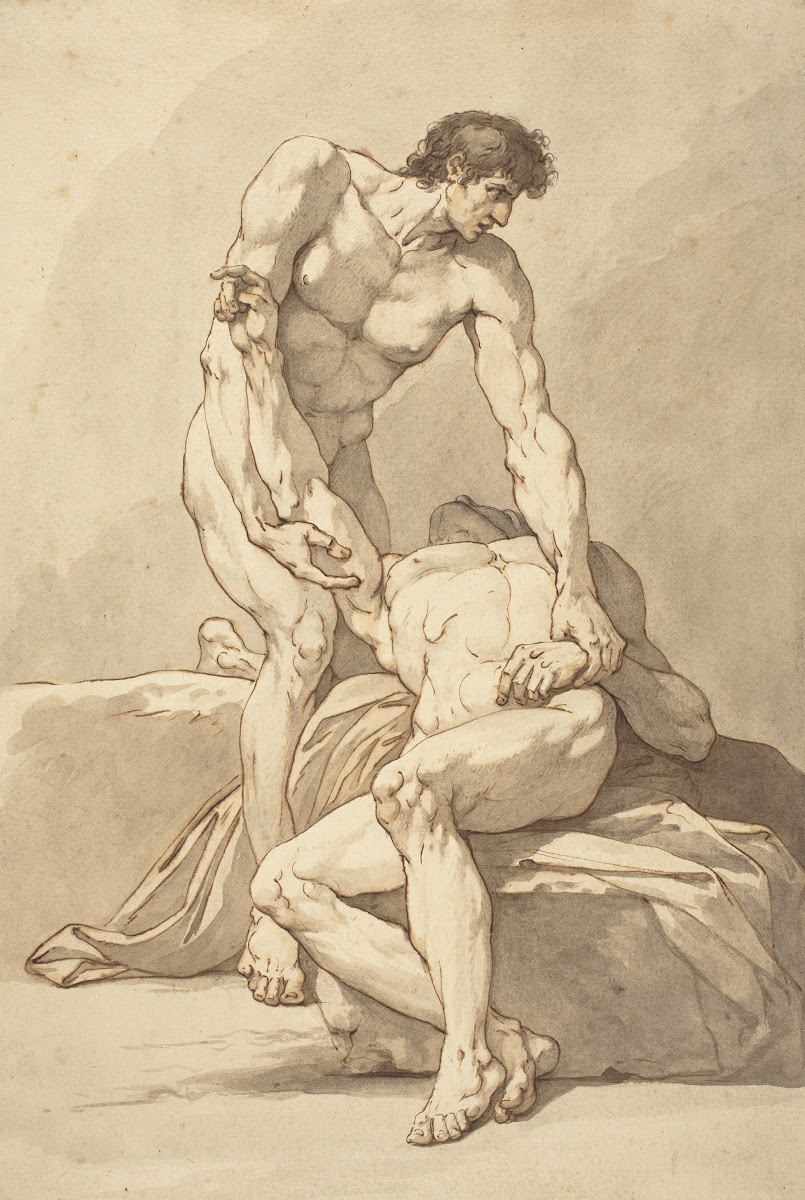 Two Nude Men late 1780s