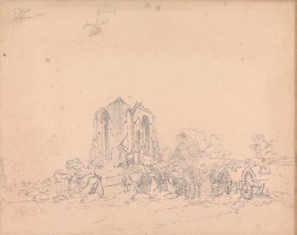 Study of the Ruins of an Abbey 1791
