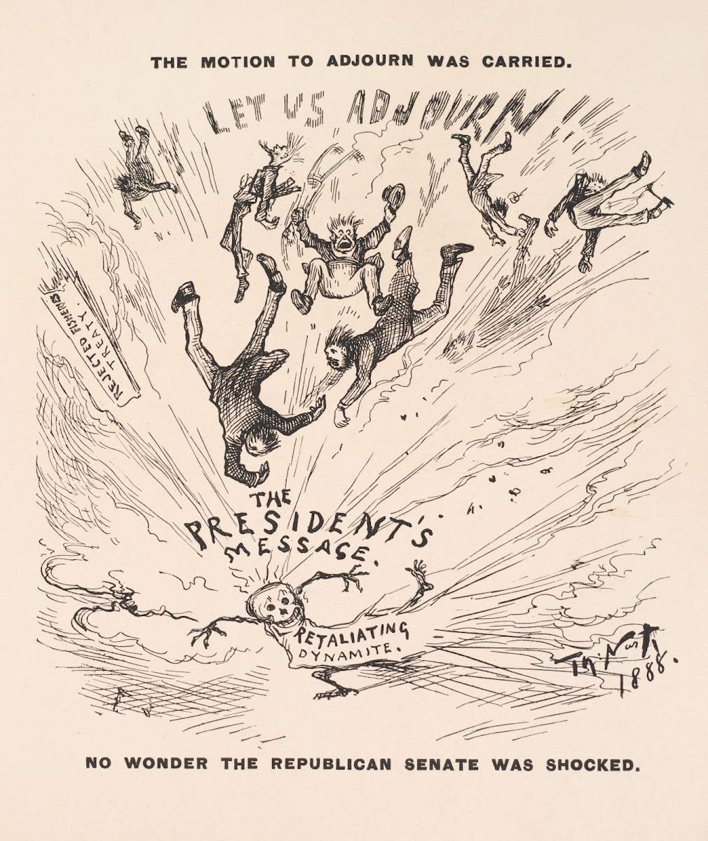 The motion to adjourn was carried No wonder the Republican Senate was shocked