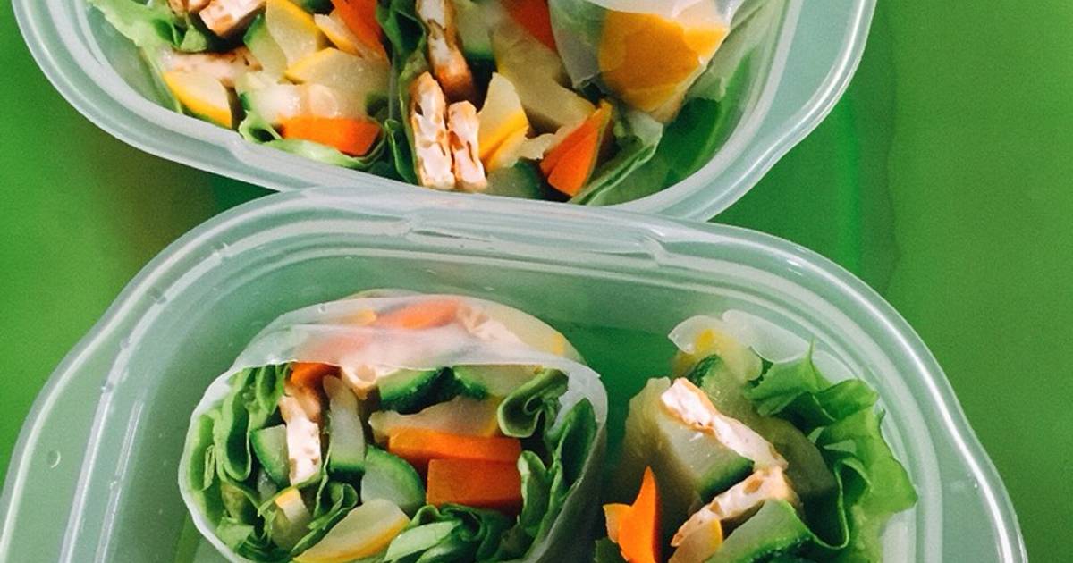 🌯Salad Cuộn Eat Clean
