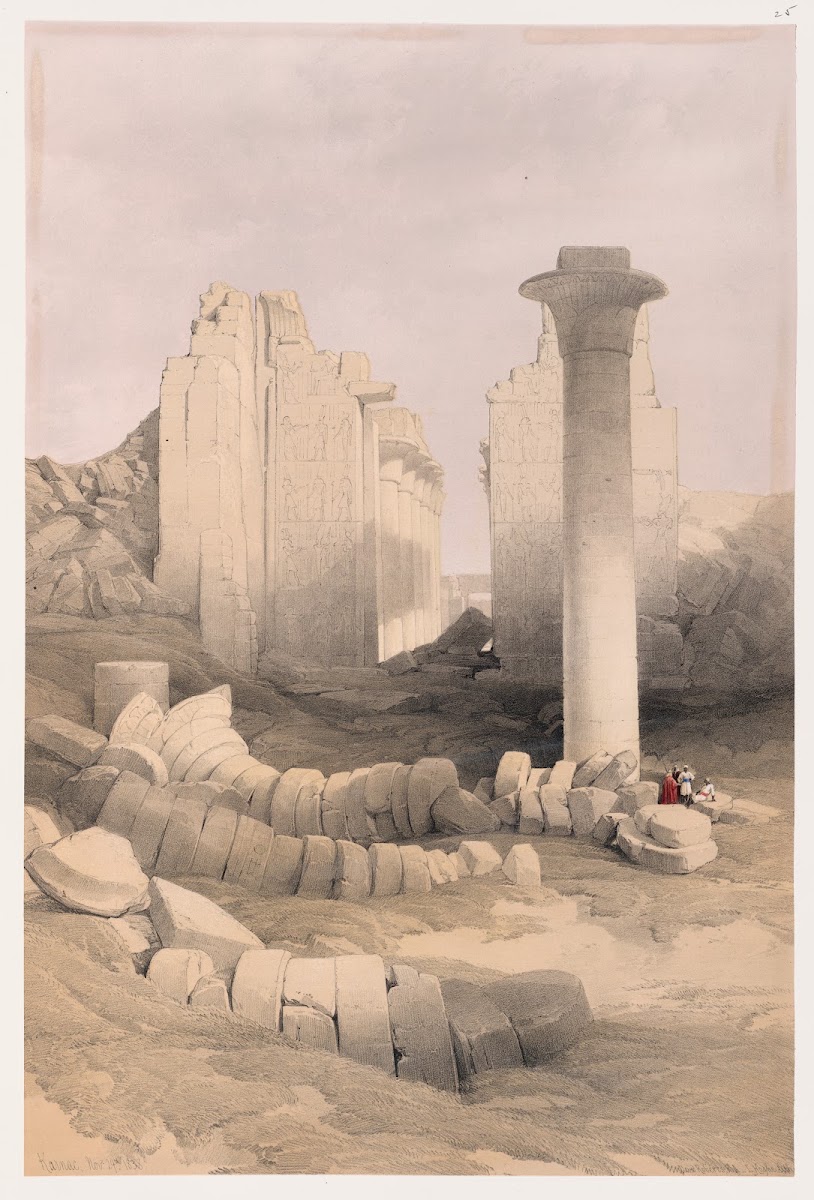 Karnac Karnak Nov 29th 1838 1846 1849