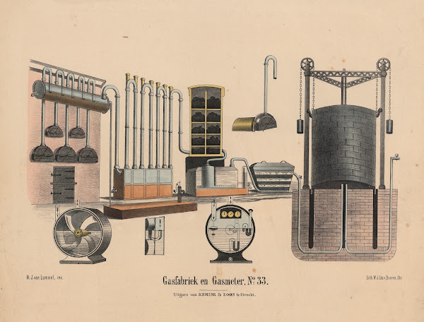Gasfariek en gasmeter 1841