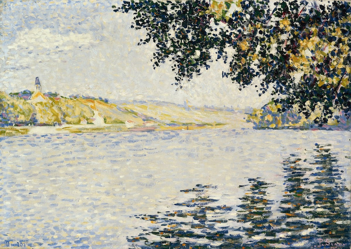 View of the Seine at Herblay 1889