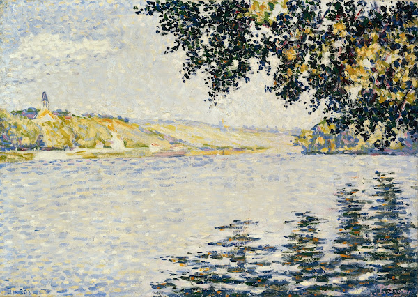 View of the Seine at Herblay 1889