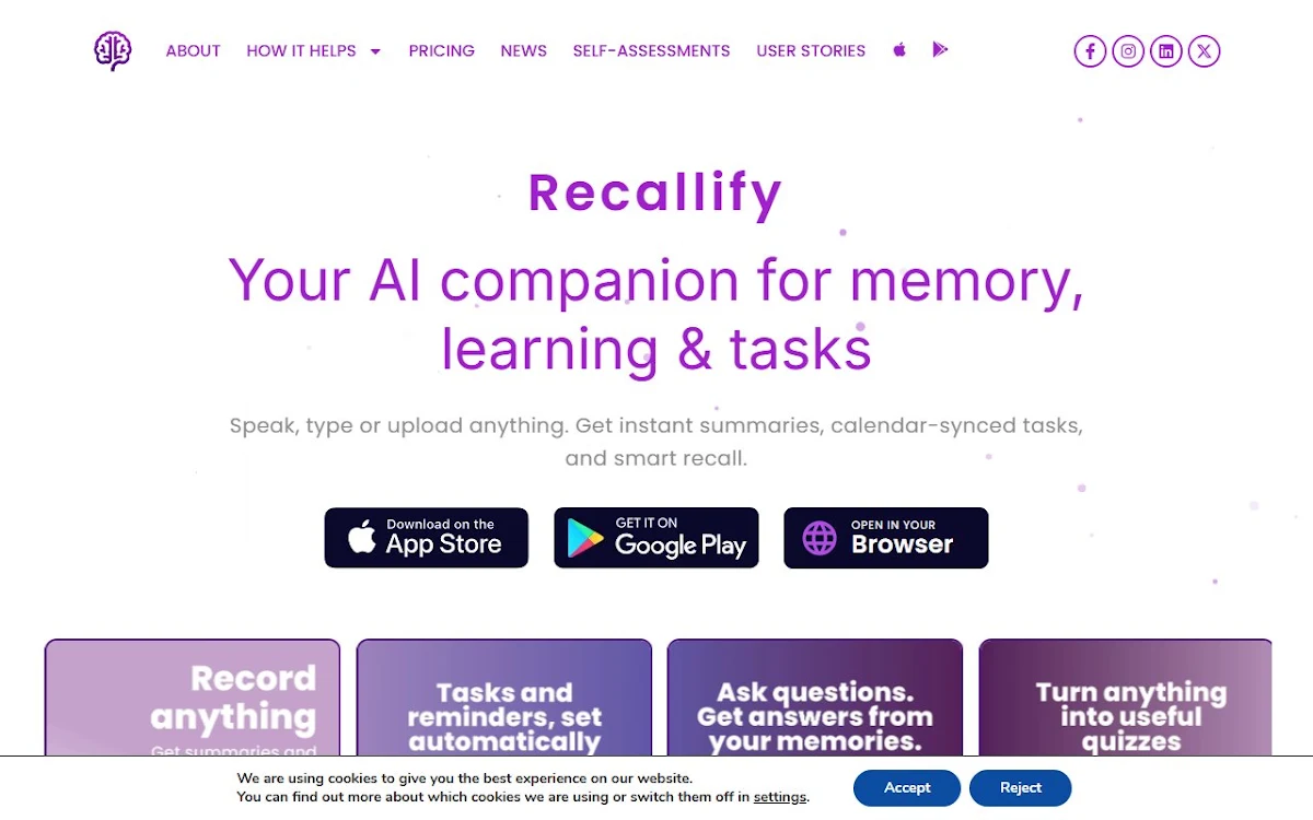 Captura de Recallify