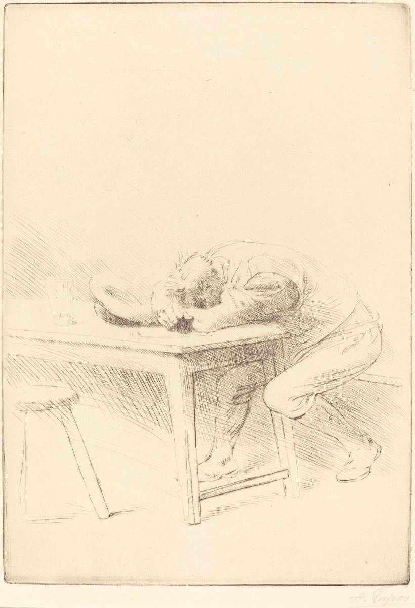 Siesta of a Laborer Sieste dun ouvrier