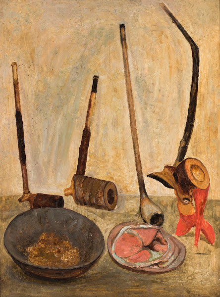 Martwa natura z fajkami 1930