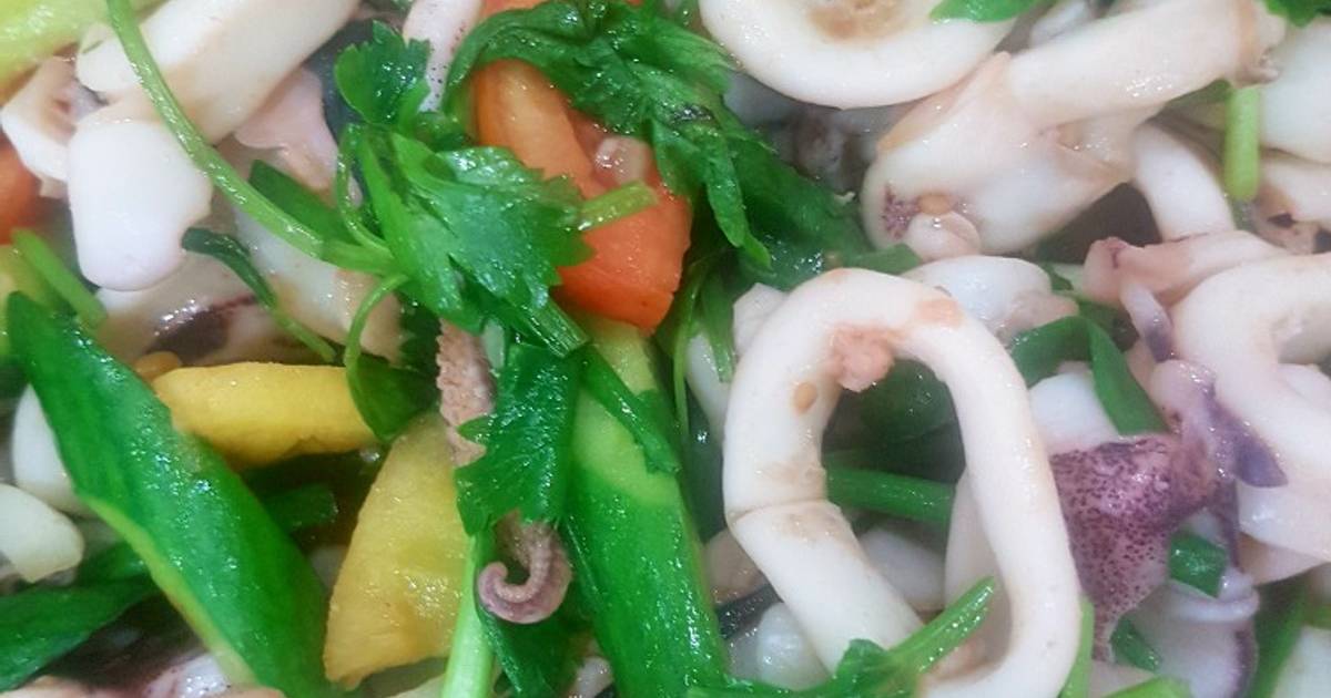 Mực Xào Dưa Leo