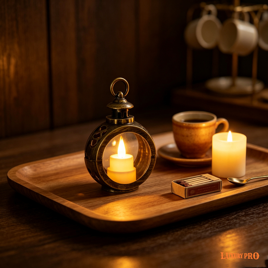 Vintage Electronic Candle Lamp