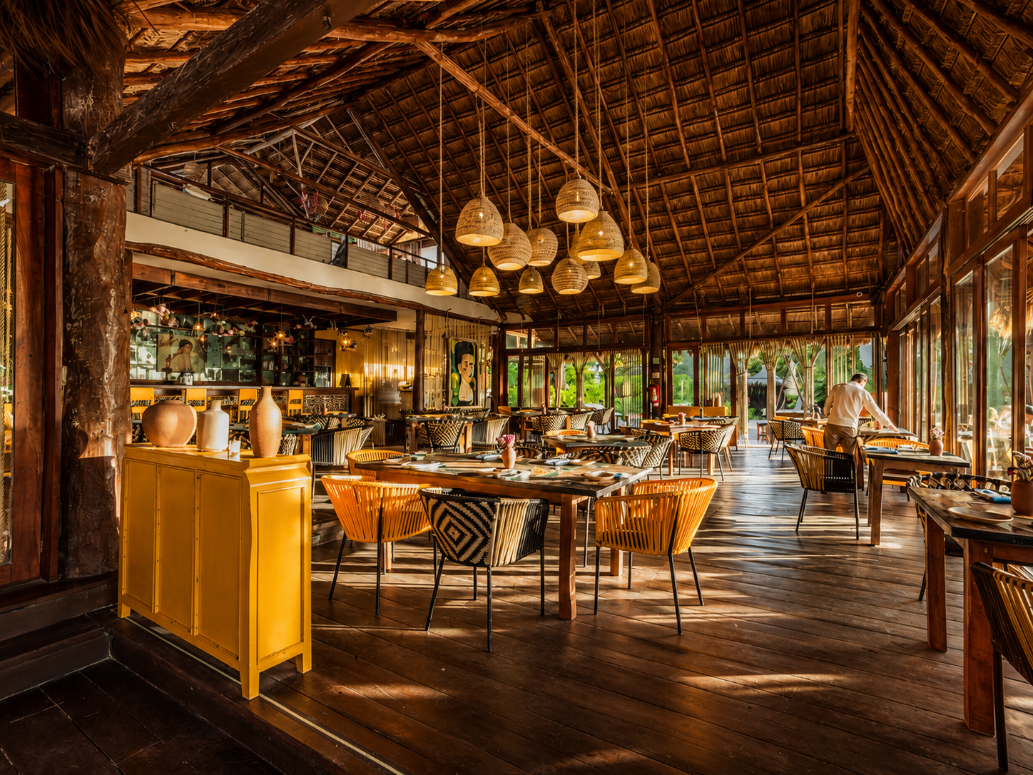 La Zebra Restaurant event setup
