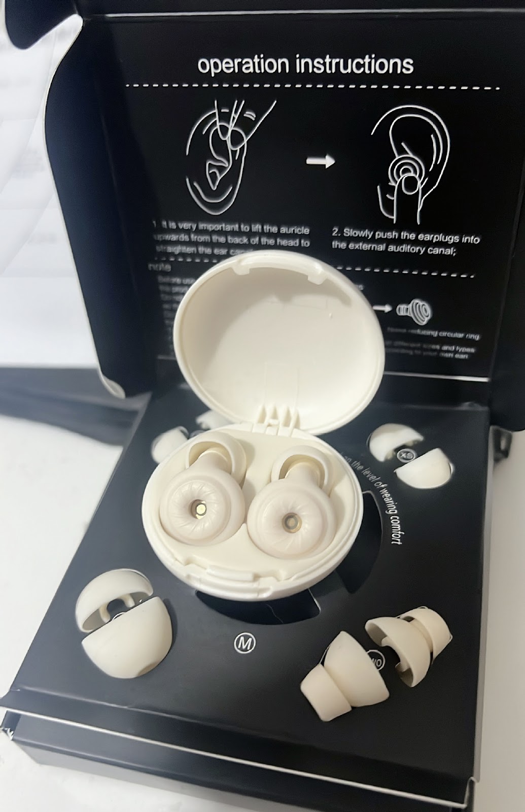 Schaumstoff-Ohrstöpsel zum Schlafen, 4er-Pack