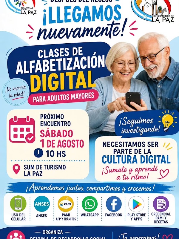Taller de Alfabetización Digital para Adultos Mayores