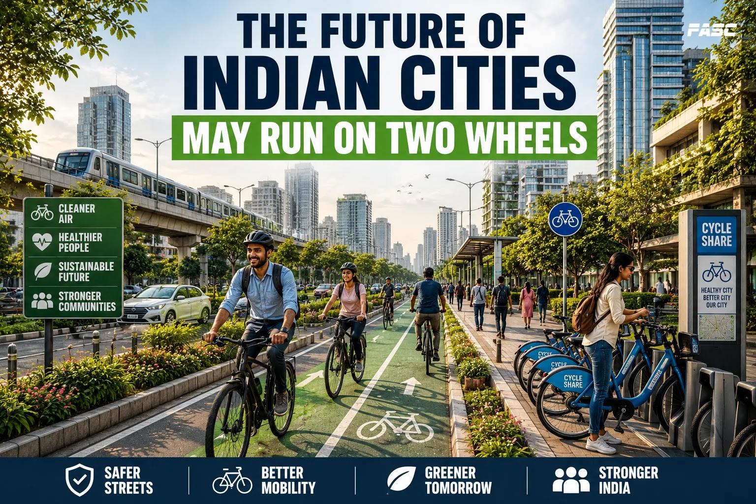 Future indian cities may run on cycles