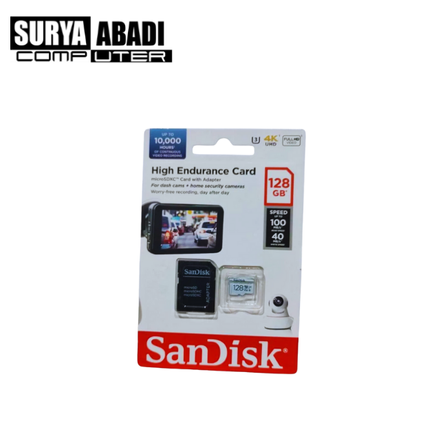 MICRO SD SANDISK 128 GB HIGH ENDURANCE