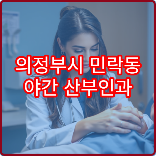 의정부시 민락동 야간 산부인과 임신초기 상담 진료 병원 안내