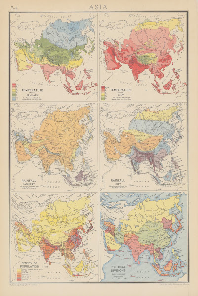 Asia Temperature Rainfall 1942