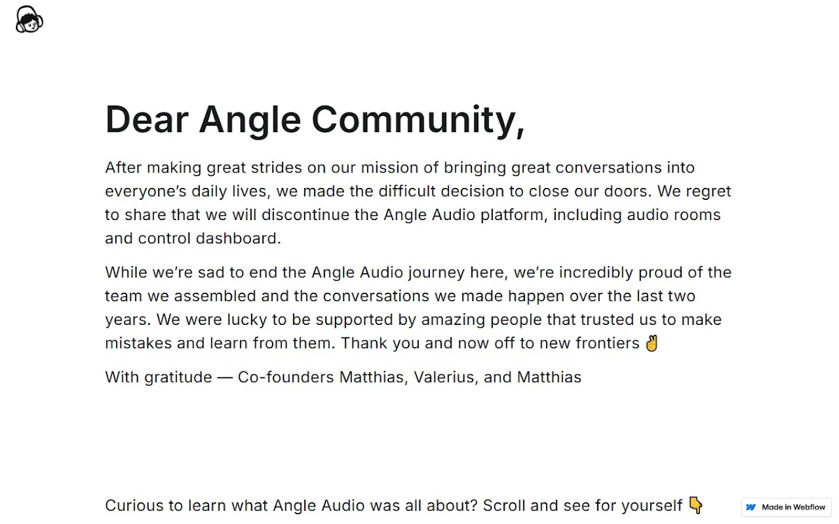 Captura de Angle Audio