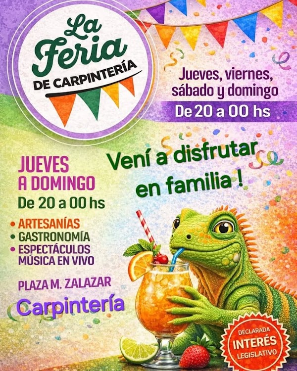 Noche de humor y percusión en la Feria de Carpintería