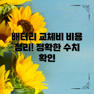 자동차 배터리 교체 비용, 자동차 배터리 가격, 배터리 교체 시기, 자동차 유지비, 자동차 배터리 종류