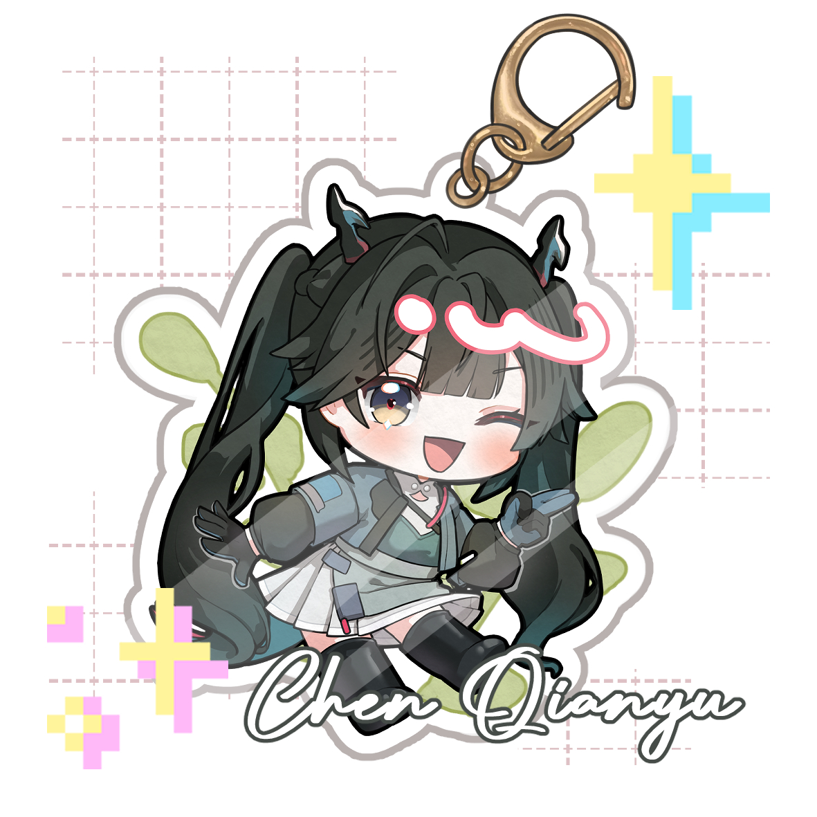 Chen Qianyu Chibi Keychain By Hiudarat