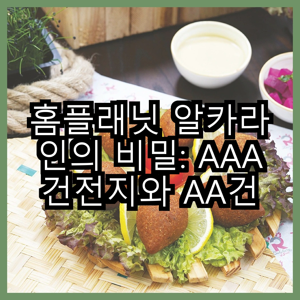 홈플래닛 알카라인의 비밀: AAA건전지와 AA건전지, 어떤 선택이 더 현명할까? 썸네일