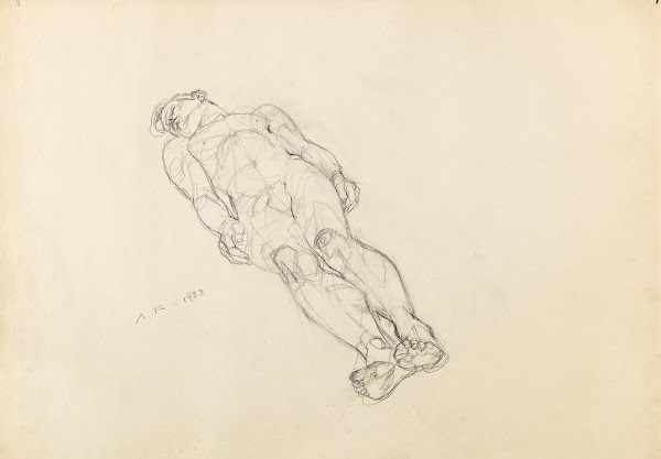 Liegender männlicher Akt 1933