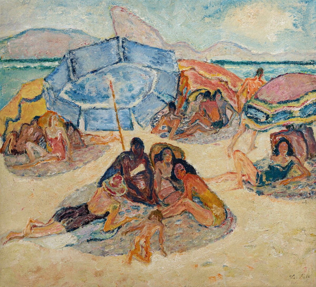 Der Blaue Schirm vor dem Zuckerhut 1932
