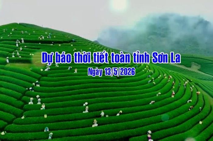 Dự báo thời tiết toàn tỉnh Sơn La ngày 13/05/2026 - Báo Sơn La