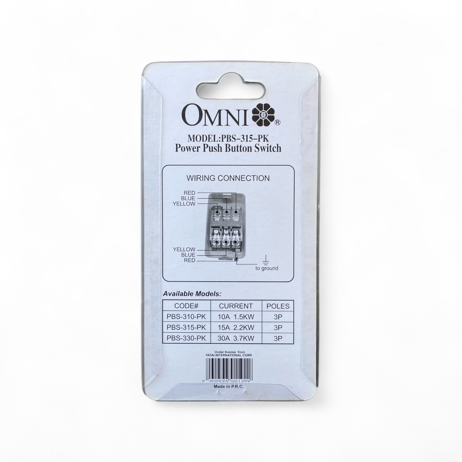 Omni Power Push Button Switch