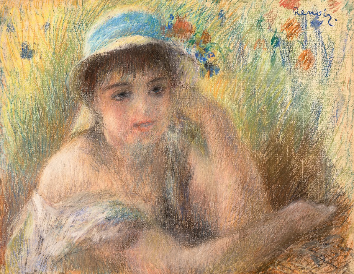 Jeune fille LEté circa 1880