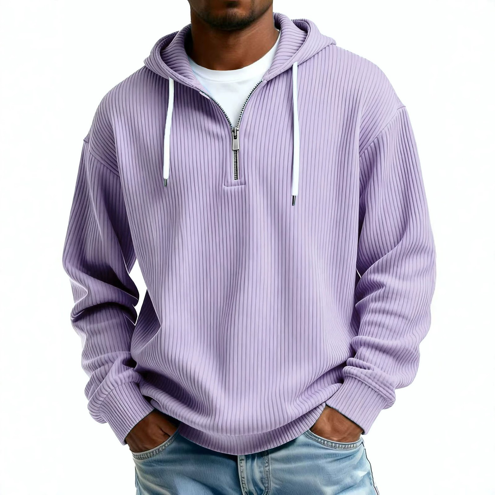 Men's hoodie with zipper