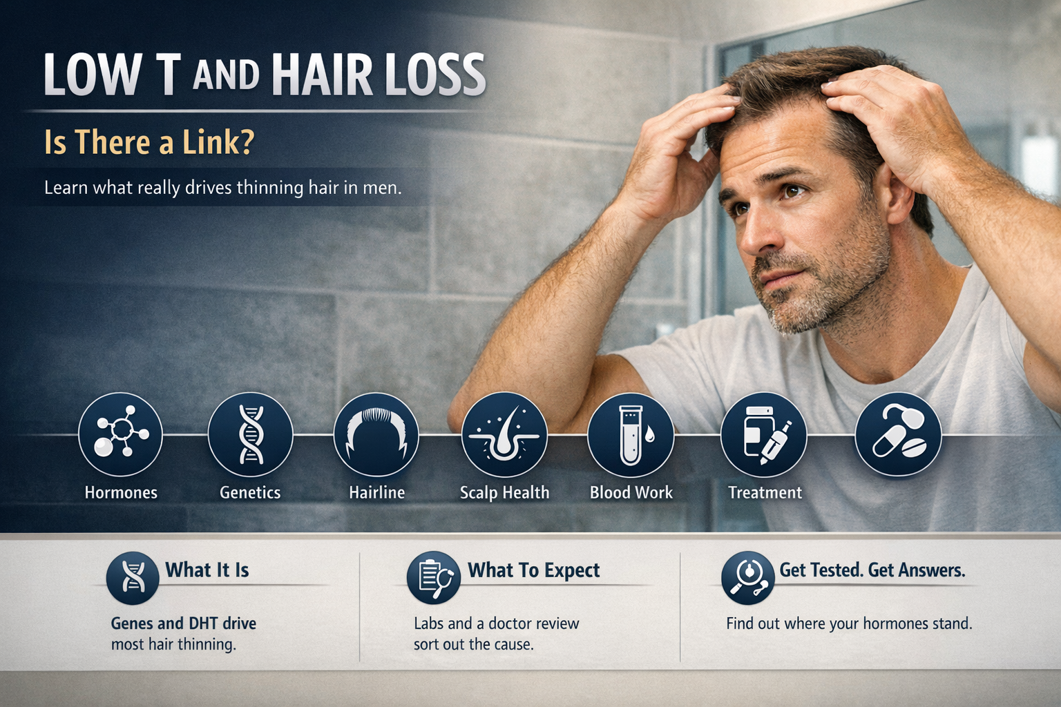 Can Low Testosterone Cause Hair Loss? What AZ Men Should Know