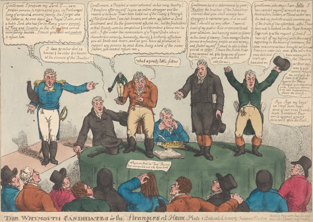 The Wrymouth Candidates of the Strangers at Home Plate ca 1814