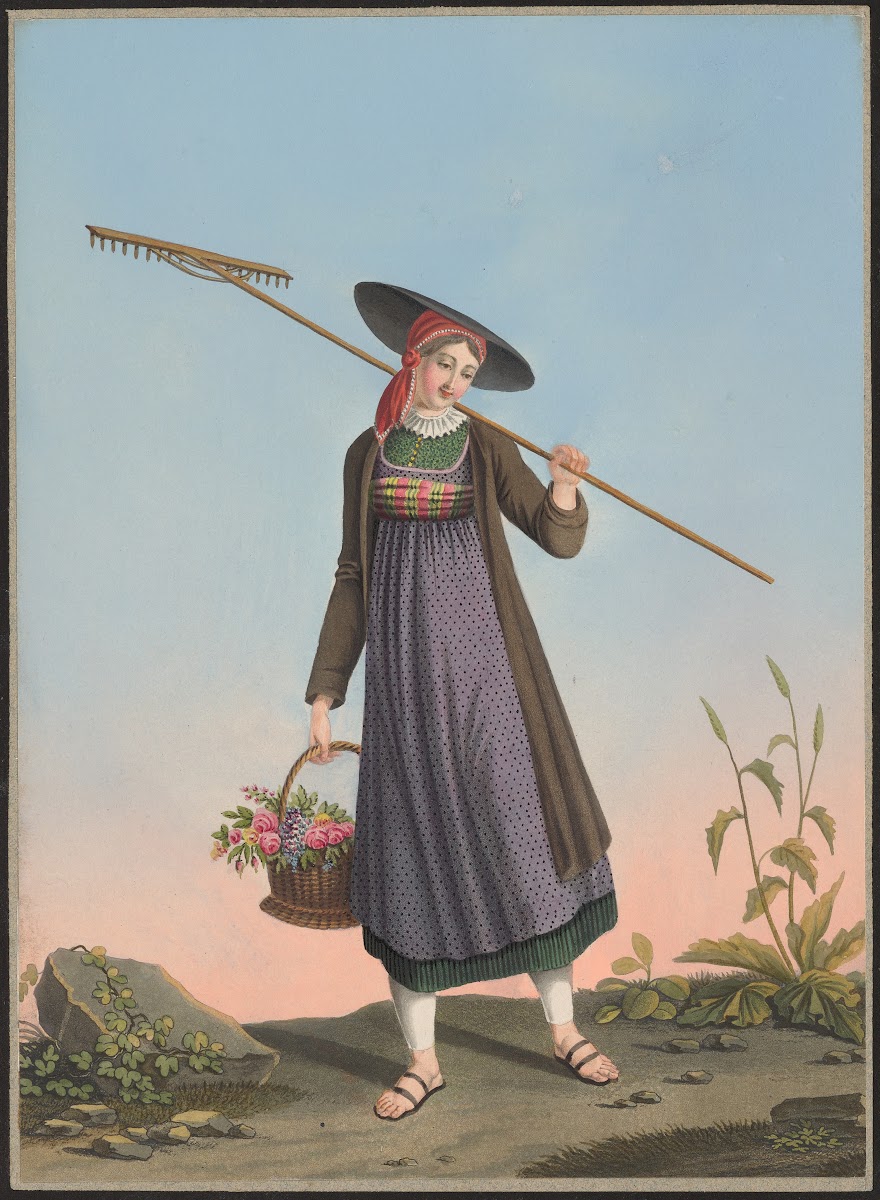 Barbe Pellegrini De Vallegio au Canton du Tessin 1825 1830