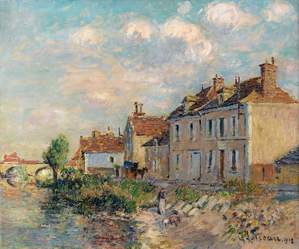 Le Quai Saint Martin Auxerre 1912