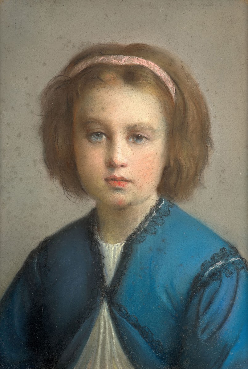 Portrait of Cécile daughter of the artist at the age of 6