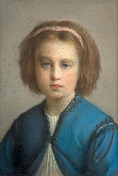 Portrait of Cécile daughter of the artist at the age of 6