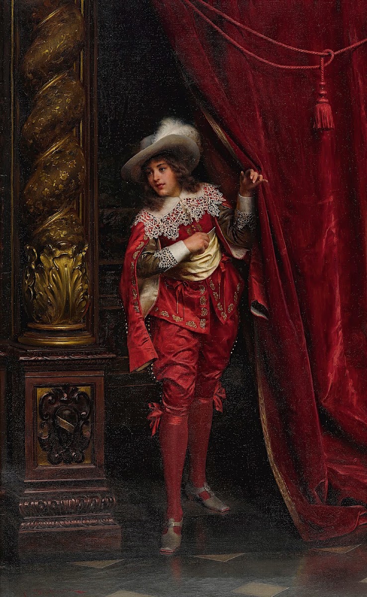 A Cavalier In Red