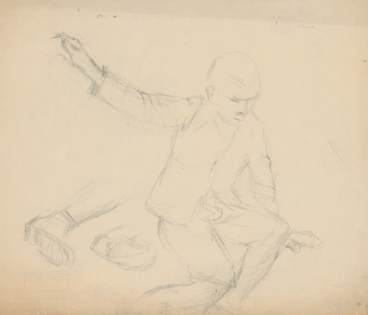 Study of a Boy in Movement