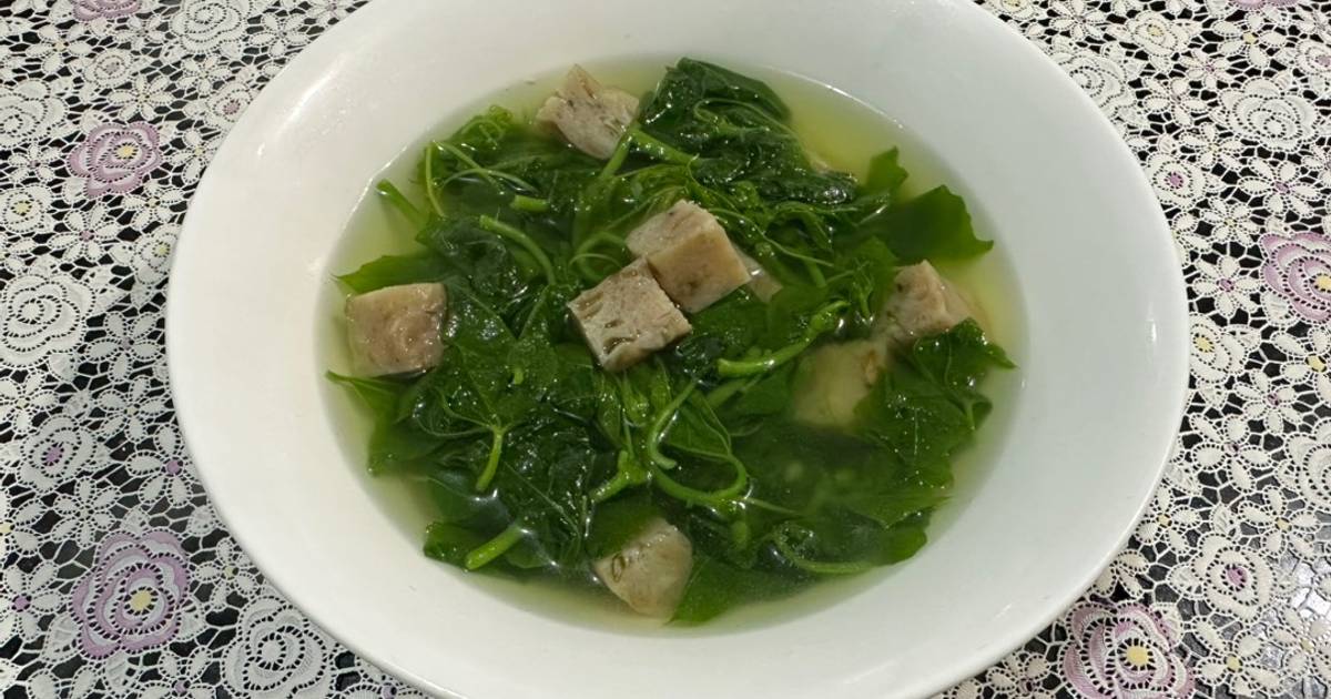 SP.0783 - Canh Đọt Nhãn Lồng Nấu Chả Cá